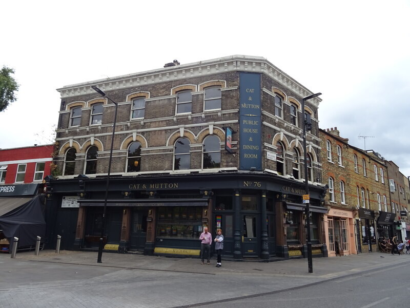 The Cat and Mutton pub at Broadway Market